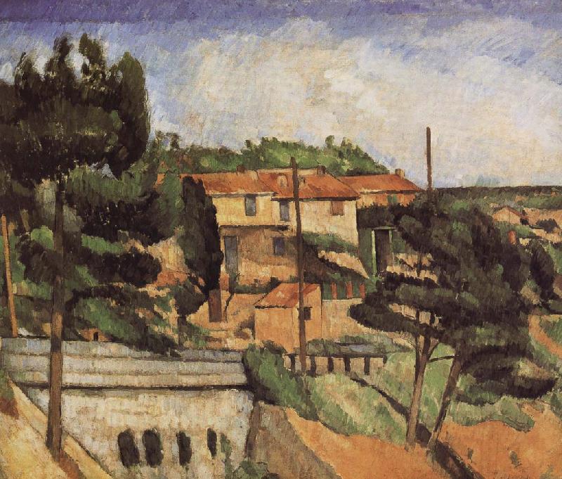 Paul Cezanne Railway Bridge France oil painting art